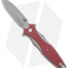 Hinderer Knives Maxiumus Bayonet Flipper Knife Red G-10 (3.5" Working)
