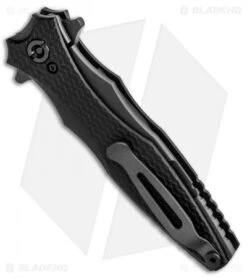 Hinderer Knives Maximus Blackout Bayonet Flipper Black G-10 (3.5" DLC Black) 8 Hinderer Knives Maximus Blackout Bayonet Flipper Black G-10 (3.5" DLC Black) -Benchmadess Zone Hinderer Knives Maximus Blackout Bayonet Flipper Black G 10 DLC Black BHQ 81910 jr side