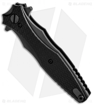 Hinderer Knives Maximus Blackout Bayonet Flipper Black G-10 (3.5" DLC Black) 4 Hinderer Knives Maximus Blackout Bayonet Flipper Black G-10 (3.5" DLC Black) - Image 2