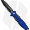 Hinderer Knives Maximus Dagger Flipper Knife Blue G-10 (3.5" Battle Black) -Benchmadess Zone Hinderer Knives Maximus Dagger Blue G 10 Battle Black BHQ 81926 jr