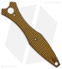 Hinderer Knives Maximus Textured Titanium Replacement Scales (Heat Colored)