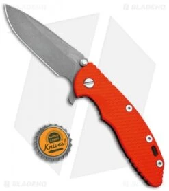 Hinderer Knives XM-18 3.5 Spearpoint Knife Bronze/Orange G-10 (Working) -Benchmadess Zone Hinderer Knives XM 18 3 Spearpoint knife Bronze Orange G 10 working BHQ 137594 td size