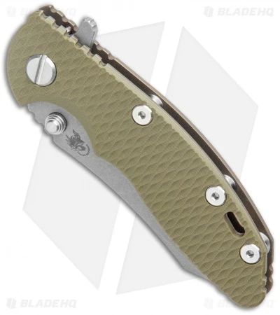 Hinderer Knives XM-18 3.0 Skinner Frame Lock OD Green Battle Bronze (Working) 4 Hinderer Knives XM-18 3.0 Skinner Frame Lock OD Green Battle Bronze (Working) - Image 2