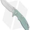 Hinderer Knives XM-18 3.0 Skinner Tri-Way Knife Jade G-10 / Blue SW (Stonewash)