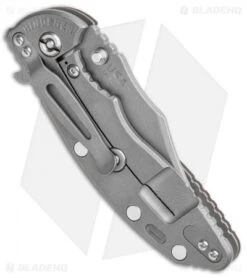 Hinderer Knives XM-18 3.5 Bowie Frame Lock Knife Flat Dark Earth G-10 (Working) -Benchmadess Zone Hinderer Knives XM 18 3.5 Bowie FL FDE G 10 Working BHQ 117513 jr side