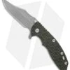 Hinderer Knives XM-18 3.5 Bowie Frame Lock Knife OD Green/Black G-10 (Working)