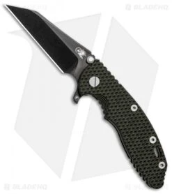 Hinderer Knives XM-18 3.5 Gen 6 Fatty Wharncliffe Knife OD/Black G-10 (SW DLC)