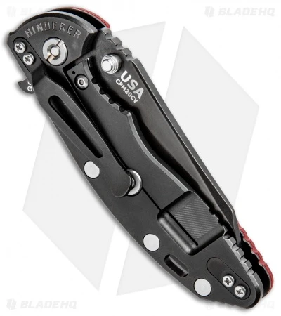 Hinderer Knives XM-18 3.5 Gen 6 Fatty Wharncliffe Knife Red G-10 (SW DLC) 5 Hinderer Knives XM-18 3.5 Gen 6 Fatty Wharncliffe Knife Red G-10 (SW DLC) - Image 3