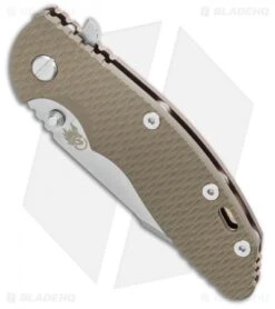 Hinderer Knives XM-18 3.5 Gen 6 Harpoon Spanto Knife OD Green G-10 Bronze (SW) 7 Hinderer Knives XM-18 3.5 Gen 6 Harpoon Spanto Knife OD Green G-10 Bronze (SW) -Benchmadess Zone Hinderer Knives XM 18 3.5 Gen 6 Harpoon Spanto Knife OD Green G 10 Bronze SW BHQ 115562 LS Spine