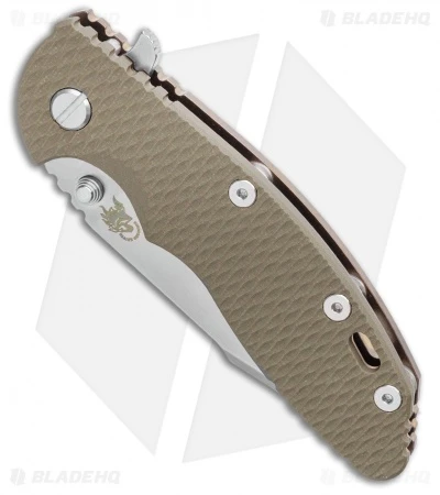 Hinderer Knives XM-18 3.5 Gen 6 Harpoon Spanto Knife OD Green G-10 Bronze (SW) 4 Hinderer Knives XM-18 3.5 Gen 6 Harpoon Spanto Knife OD Green G-10 Bronze (SW) - Image 2