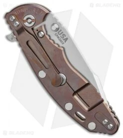 Hinderer Knives XM-18 3.5 Gen 6 Harpoon Spanto Knife OD Green/Black G-10 (SW) 8 Hinderer Knives XM-18 3.5 Gen 6 Harpoon Spanto Knife OD Green/Black G-10 (SW) -Benchmadess Zone Hinderer Knives XM 18 3.5 Gen 6 Harpoon Spanto Knife OD Grn Blk G 10 Bronze SW BHQ 115563 LS Side