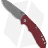 Hinderer Knives XM-18 3.5 Gen 6 SP Non-Flipper Knife Red G-10 (Working Finish) -Benchmadess Zone Hinderer Knives XM 18 3.5 Gen 6 SP Non Flipper Red G 10 Working Finish BHQ 102708 jr