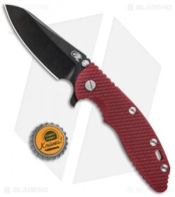 Hinderer Knives XM-18 3.5 Gen 6 Sheepsfoot Knife Red G-10 (Battle Black) -Benchmadess Zone Hinderer Knives XM 18 3.5 Gen 6 Sheepsfoot Flipper Red G 10 Battle Black BHQ 95181 jr bottlecap