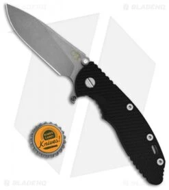 Hinderer XM-18 3.5 Gen 6 Skinny Slicer Flipper Knife Black G-10 (Working) -Benchmadess Zone Hinderer Knives XM 18 3.5 Gen 6 Skinny Slicer Black G 10 Working BHQ 91592 jr bottlecap