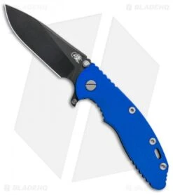 Hinderer XM-18 3.5 Gen 6 Skinny Slicer Flipper Knife Blue G-10 (Black SW)