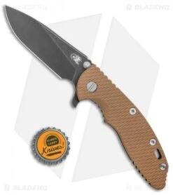 Hinderer Knives XM-18 3.5 Slicer Knife Coyote G-10 (Black SW) 9 Hinderer Knives XM-18 3.5 Slicer Knife Coyote G-10 (Black SW) -Benchmadess Zone Hinderer Knives XM 18 3.5 Gen 6 Skinny Slicer Coyote G 10 Black SW BHQ 135633 jr bottlecap