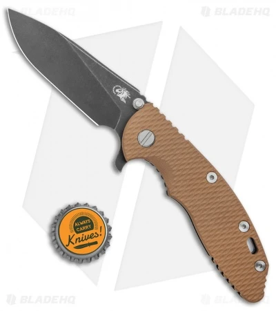 Hinderer Knives XM-18 3.5 Slicer Knife Coyote G-10 (Black SW) 6 Hinderer Knives XM-18 3.5 Slicer Knife Coyote G-10 (Black SW) - Image 4