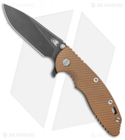 Hinderer Knives XM-18 3.5 Slicer Knife Coyote G-10 (Black SW) 3 Hinderer Knives XM-18 3.5 Slicer Knife Coyote G-10 (Black SW)