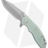 Hinderer Knives XM-18 3.5 Harpoon Spanto Knife Battle Blue Translucent G-10 (WF)