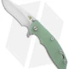 Hinderer Knives XM-18 3.5 Recurve Flipper Knife Natural G-10 (3.5" Satin) -Benchmadess Zone Hinderer Knives XM 18 3.5 Recurve Flipper Translucent Green G 10 Bronze Ano SW BHQ 139147 jr