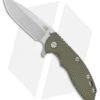 Hinderer Knives XM-18 3.5" Spear Point Knife OD Green G-10 Bronze (Stonewash) -Benchmadess Zone Hinderer Knives XM 18 3.5 SP OD Green G 10 Bronze SW BHQ 108818 jr