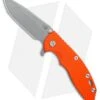 Hinderer Knives XM-18 3.5 Spear Point Knife Orange G10 (Working Finish)
