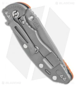 Hinderer Knives XM-18 3.5 Spear Point Knife Orange G10 (Working Finish) -Benchmadess Zone Hinderer Knives XM 18 3.5 SP Orange G 10 Working Finish BHQ 108881 jr side