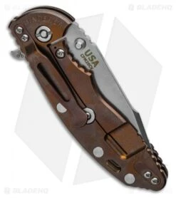 Hinderer Knives XM-18 3.5 Skinny Harpoon Spanto Knife Black G-10/Bronze (SW) -Benchmadess Zone Hinderer Knives XM 18 3.5 Skinny Harpoon Spanto Knife Black G 10 Bronze SW BHQ 125368 LS Side