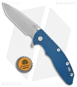 Hinderer Knives XM-18 3.5" Spanto Knife Blue/Black G-10 (3.5 Working 20CV) -Benchmadess Zone Hinderer Knives XM 18 3.5 Spanto Black Blue G 10 Working BHQ 107381 jr bottlecap