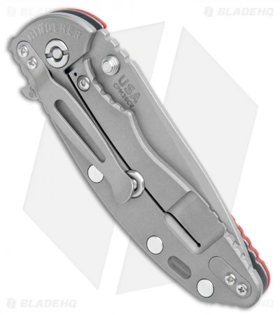 Hinderer Knives XM-18 3.5" Spanto Knife Red G-10 (3.5 Working 20CV) 5 Hinderer Knives XM-18 3.5" Spanto Knife Red G-10 (3.5 Working 20CV) - Image 3