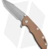 Hinderer Knives XM-18 Tri-Way Harpoon Spanto Knife Coyote ( 3.5"Working )