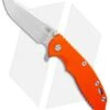Hinderer Knives XM-18 3.5" Spanto Knife Orange G-10/Blue Ti (Stonewash 20CV)