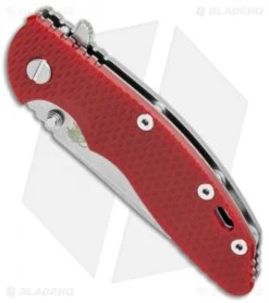 Hinderer Knives XM-18 3.5" Spanto Knife Red G-10 (Stonewash 20CV) -Benchmadess Zone Hinderer Knives XM 18 3.5in Spanto Red G 10 SW BHQ 106295 jr spine