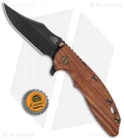 Hinderer Knives XM-18 Bowie Vintage Series Smooth Walnut (3.5" Black) -Benchmadess Zone Hinderer Knives XM 18 Bowie Vintage Series Smooth Walnut Black BHQ 103011 jr bottlecap