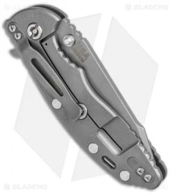 Hinderer Knives XM-18 3.5 Fatty Harpoon Tanto Knife Gray G-10 (Working) -Benchmadess Zone Hinderer Knives XM 18 Fatty Harpoon Tanto Grey Working BHQ 80596 jr side