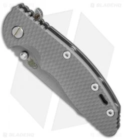 Hinderer Knives XM-18 3.5 Fatty Harpoon Tanto Knife Gray G-10 (Working) -Benchmadess Zone Hinderer Knives XM 18 Fatty Harpoon Tanto Grey Working BHQ 80596 jr spine