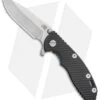 Hinderer Knives XM-18 3.0 Gen 6 Spear Point Flipper Knife Grey G-10/Blue Ti (SW)