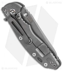 Hinderer Knives XM-18 3.5 Gen 6 Sheepsfoot Knife Gray G-10 (Working) -Benchmadess Zone Hinderer Knives XM 18 Gen 6 Sheepsfoot Gray G 10 Working K2522SGS00 BHQ 89801 jr side