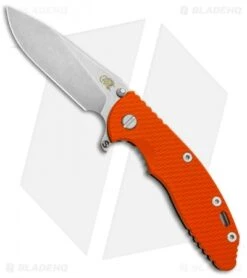 Hinderer Knives XM-18 3.5 Gen 6 Skinny Slicer Flipper Knife Orange G-10 (SW)