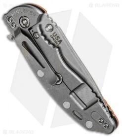 Hinderer Knives XM-18 3.5 Gen 6 Skinny Slicer Flipper Knife Orange G-10 (SW) 8 Hinderer Knives XM-18 3.5 Gen 6 Skinny Slicer Flipper Knife Orange G-10 (SW) -Benchmadess Zone Hinderer Knives XM 18 Gen 6 Skinny Slicer Orange G 10 SW K2015SGS00 BHQ 91066 jr side