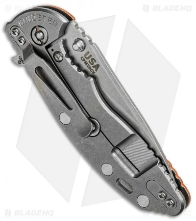 Hinderer Knives XM-18 3.5 Gen 6 Skinny Slicer Flipper Knife Orange G-10 (SW) 5 Hinderer Knives XM-18 3.5 Gen 6 Skinny Slicer Flipper Knife Orange G-10 (SW) - Image 3