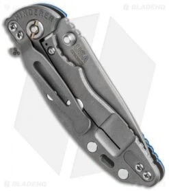 Hinderer Knives XM-18 3.0 Gen 6 Slicer Flipper Knife Blue G-10 (Working) -Benchmadess Zone Hinderer Knives XM 18 Gen 6 Slicer Blue G 10 Working K1081SGW00 BHQ 89405 jr side