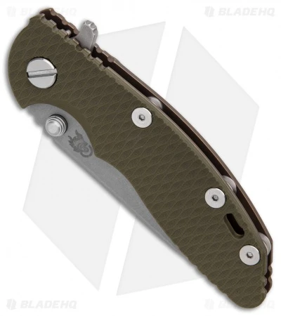 Hinderer XM-18 3.0 Gen 6 Slicer Knife OD Green G-10 Battle Bronze Ano (Working) 5 Hinderer XM-18 3.0 Gen 6 Slicer Knife OD Green G-10 Battle Bronze Ano (Working) - Image 3