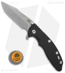 Hinderer Knives XM-18 3.5 Harpoon Spanto Knife Black G-10 (Working) -Benchmadess Zone Hinderer Knives XM 18 Harpoon Spanto black G10 working BHQ 76256 er bottlecap