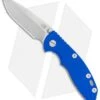 Hinderer Knives XM-18 3" Spear Point Non-Flipper Knife Blue G-10 (Stonewash) -Benchmadess Zone Hinderer Knives XM 18 SP Non Flipper Blue G 10 SW BHQ 113141 jr