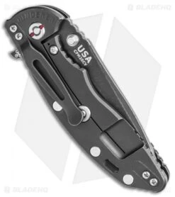 Hinderer Knives XM-18 3.5 Spear Point Knife Black Ti/Black G-10 (Battle Black) -Benchmadess Zone Hinderer Knives XM 18 SP Tri Way Black G 10 Battle Black BHQ 138419 jr side