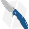 Hinderer Knives XM-18 3.5 Sheepsfoot Flipper Knife Blue G-10 (Stonewash) -Benchmadess Zone Hinderer Knives XM 18 Sheepsfoot Blue G10 SW BHQ 82246 er