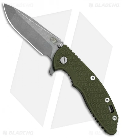 Hinderer Knives XM-18 3.5 Spanto 30th Anniversary Knife OD Green G-10 (Working) 3 Hinderer Knives XM-18 3.5 Spanto 30th Anniversary Knife OD Green G-10 (Working)