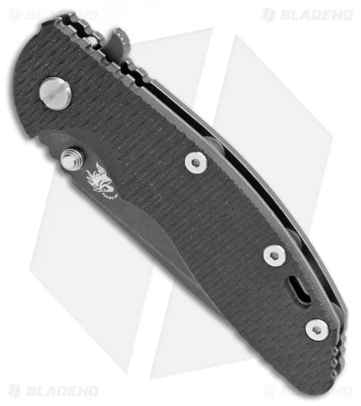 Hinderer Knives XM-18 3.5" Spanto Knife Black G-10 Battle Black Ti (Battle 20CV) 4 Hinderer Knives XM-18 3.5" Spanto Knife Black G-10 Battle Black Ti (Battle 20CV) - Image 2