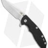 Hinderer Knives XM-18 3.5 Spanto Flipper Knife Black G-10 (Stonewash)